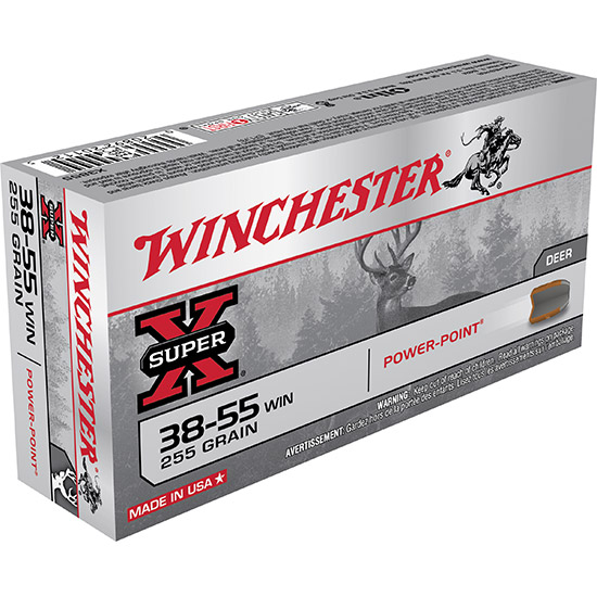 WIN SUPER-X 38-55 255GR POWER POINT 20/10 - Ammunition